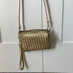 Gold Charming Charlie’s crossbody or wristlet